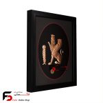 تابلو مس شیر بالدار و لوتوس