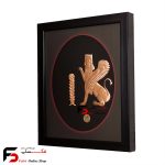 تابلو مس شیر بالدار و لوتوس