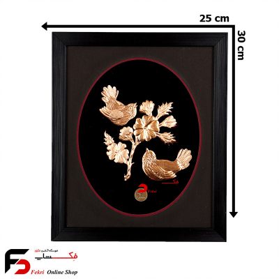 تابلو مس گل و گنجشک