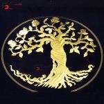 تابلو ورق طلا درخت زندگی