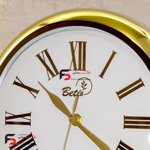 ساعت رومیزی فلزی بتیس مدل 3015 طلایی