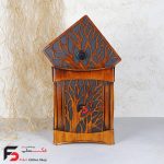 سطل و دستمال ارکیده قهوه ای