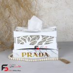 سطل و دستمال ارکیده سفید