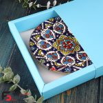 بشقاب میناکاری سفال سایز 16 سانت با بسته بندی عالی