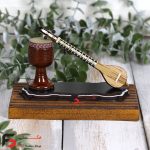 دکوری ساز چوبی 3تار و تنبک چوبی