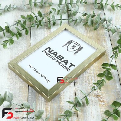 قاب عکس 15*10 کد 209 با نمای یک سانت با رنگ بژ