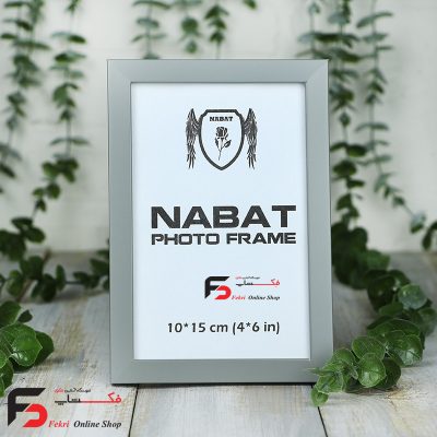 قاب عکس 15*10 کد 209 با نمای یک سانت با رنگ طوسی