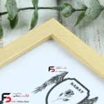قاب عکس 15*10 کد 209 با نمای یک سانت با رنگ خودرنگ یا همان کرم