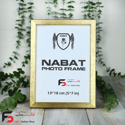 قاب عکس 18*13 کد 209 با نمای یک سانت با رنگ طلایی