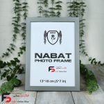 قاب عکس 18*13 کد 209 با نمای یک سانت با رنگ طوسی
