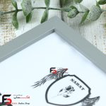 قاب عکس 18*13 کد 209 با نمای یک سانت با رنگ طوسی
