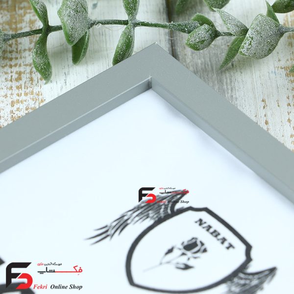 قاب عکس 18*13 کد 209 با نمای یک سانت با رنگ طوسی