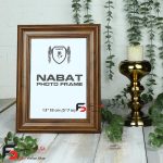 قاب عکس 18*13 کد 330با نمای سه سانت و حال دار با رنگ قهوه‌ای