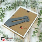 قاب عکس 21*16 کد 209 با نمای یک سانت با رنگ طلایی
