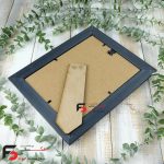 قاب عکس 21*16 کد 330با نمای سه سانت و حال دار با رنگ مشکی