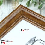 قاب عکس 21*16 کد 330با نمای سه سانت و حال دار با رنگ قهوه‌ای
