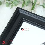قاب عکس 20*25 کد 330با نمای سه سانت و حالت دار با رنگ قهوه‌ای