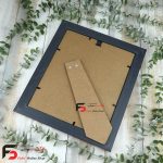 قاب عکس 20*25 کد 330با نمای سه سانت و حالت دار با رنگ قهوه‌ای