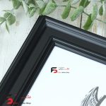قاب عکس 20*30 کد 330با نمای سه سانت و حالت دار با رنگ مشکی