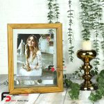 قاب عکس دو طرفه از جنس چوب مخصوص قاب عکس 18*13