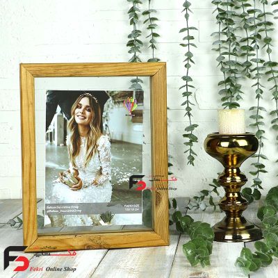 قاب عکس دو طرفه از جنس چوب مخصوص قاب عکس 18*13