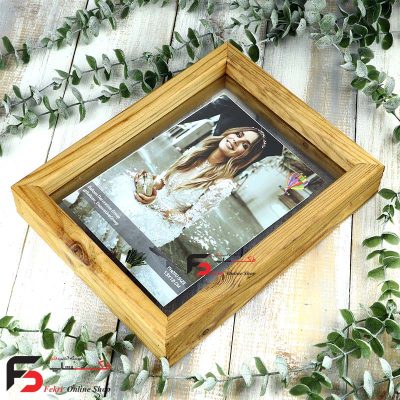 قاب عکس دو طرفه از جنس چوب مخصوص قاب عکس 18*13