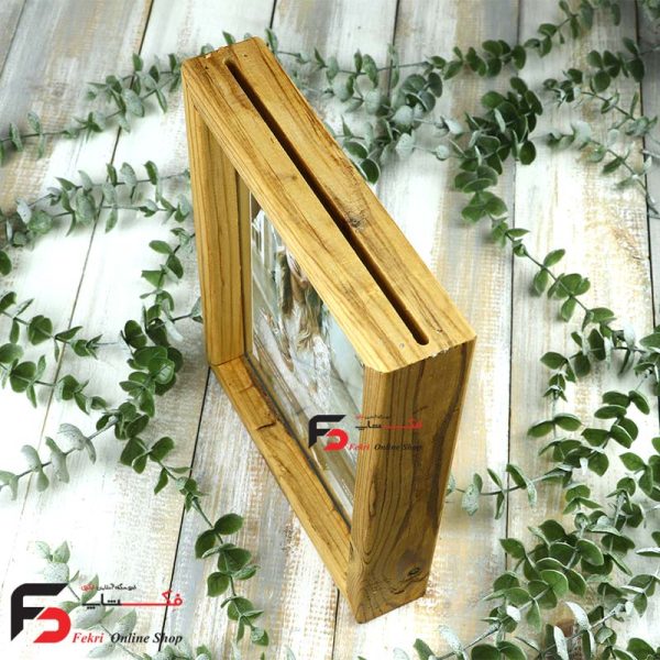قاب عکس دو طرفه از جنس چوب مخصوص قاب عکس 18*13