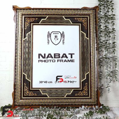 قاب عکس خاتم اصفهان چلیپا مناسب 40*30