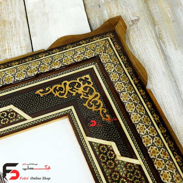 قاب عکس خاتم اصفهان چلیپا مناسب 40*30