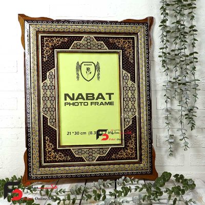 قاب عکس خاتم اصفهان چلیپا مناسب کاغذ A4