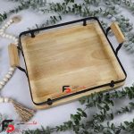 سینی پذیرایی نوین عروس مربع