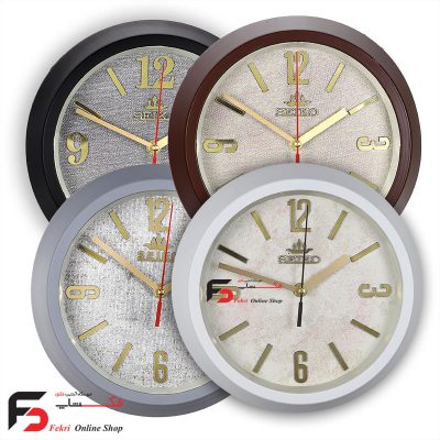ساعت دیواری سیکو20 پلاس در چهار رنگ با قطر25 سانتی‌متر