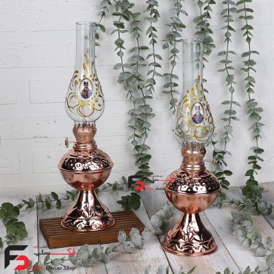 گردسوز مسی رنگ قلمکری شده با دست