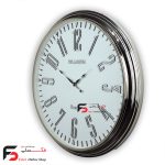 ساعت دیواری پالادیوم 500 عرضه شده در دو رنگ طلایی و نقره ای