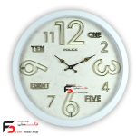 ساعت دیواری پلیس 502 در سه رنگ با قطر 50 سانتی‌متر