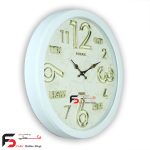 ساعت دیواری پلیس 502 در سه رنگ با قطر 50 سانتی‌متر