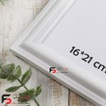 قاب عکس 21*16 کد229 با رنگ سفید