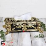 ست سطل و جادستمال کاغذی عالیجناب رنگ مشکی