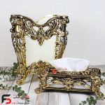 سطل و دستمال عالیجناب رنگ سفید