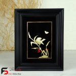 تابلو ورق طلا گنجشک سایز کوچک