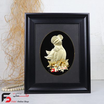 تابلو ورق طلا مهر مادر