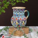 پارچ میناکاری سفال