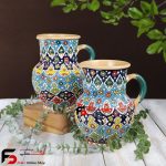 پارچ میناکاری سفال
