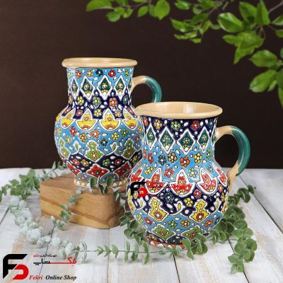 پارچ میناکاری سفال