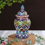 پاسماوری سه تایی مینا سفال