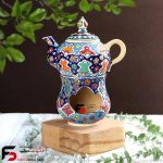قوری و وارمر مینا کاری سفال