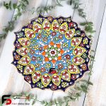 گلاب و بشقاب مینا کاری سفال