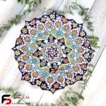 گلاب و بشقاب مینا کاری سفال
