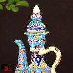 گلاب و بشقاب مینا کاری سفال