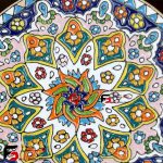 کاسه و بشقاب میناکاری سفال